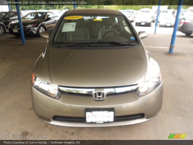 Galaxy Gray Metallic / Gray 2008 Honda Civic EX-L Sedan