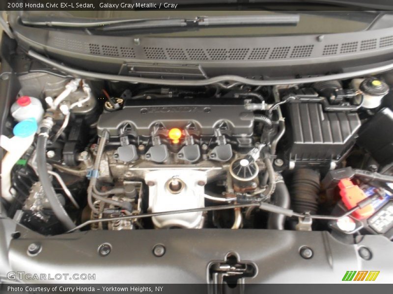 Galaxy Gray Metallic / Gray 2008 Honda Civic EX-L Sedan