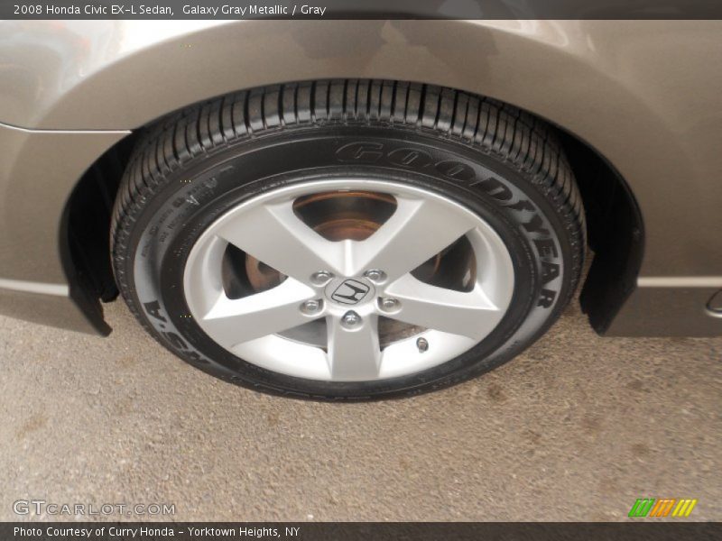 Galaxy Gray Metallic / Gray 2008 Honda Civic EX-L Sedan