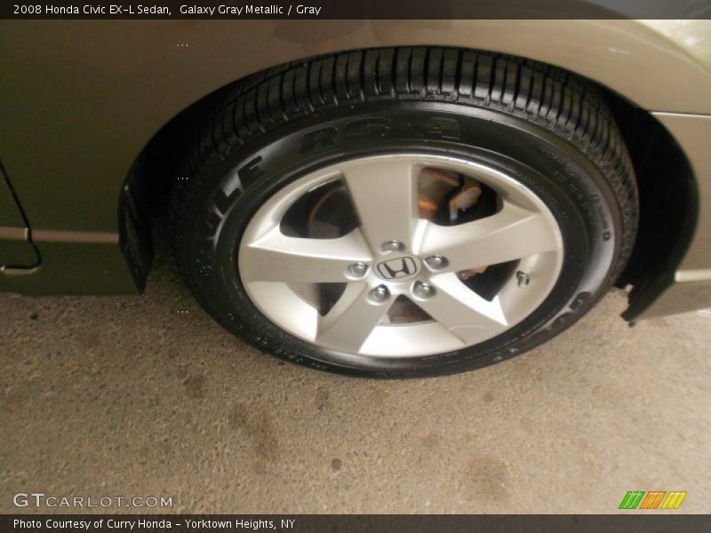 Galaxy Gray Metallic / Gray 2008 Honda Civic EX-L Sedan