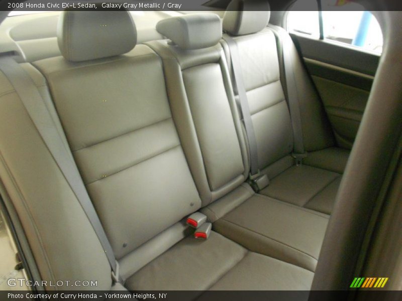Galaxy Gray Metallic / Gray 2008 Honda Civic EX-L Sedan