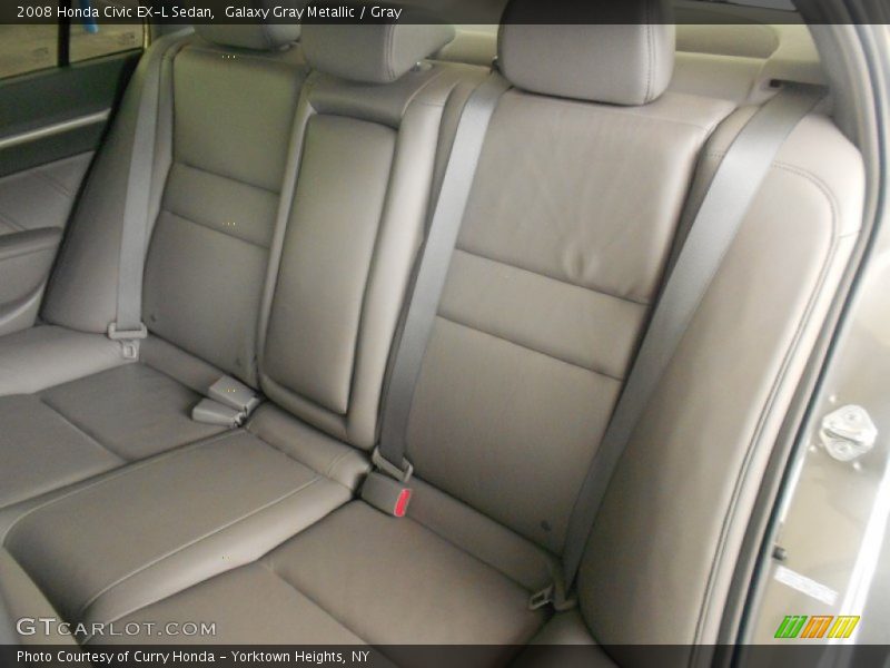Galaxy Gray Metallic / Gray 2008 Honda Civic EX-L Sedan