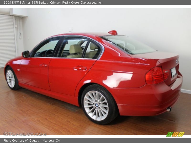 Crimson Red / Oyster Dakota Leather 2009 BMW 3 Series 335i Sedan