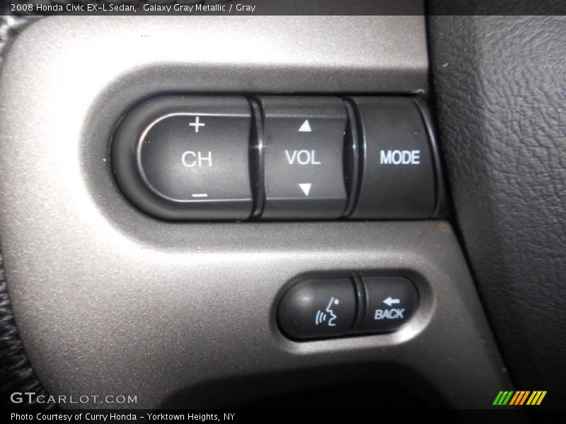 Galaxy Gray Metallic / Gray 2008 Honda Civic EX-L Sedan