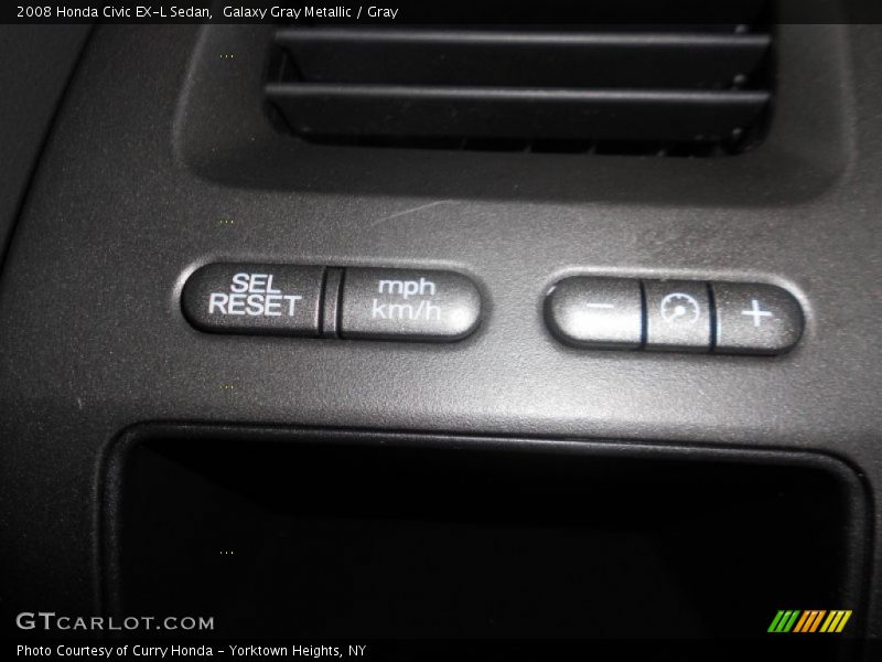 Galaxy Gray Metallic / Gray 2008 Honda Civic EX-L Sedan