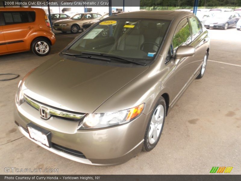 Galaxy Gray Metallic / Gray 2008 Honda Civic EX-L Sedan