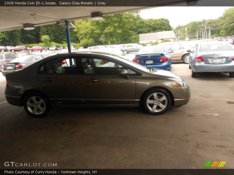 Galaxy Gray Metallic / Gray 2008 Honda Civic EX-L Sedan