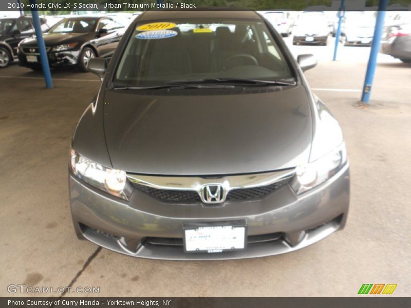 Urban Titanium Metallic / Black 2010 Honda Civic LX-S Sedan