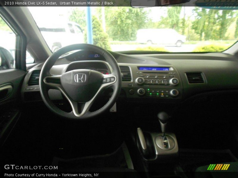 Urban Titanium Metallic / Black 2010 Honda Civic LX-S Sedan