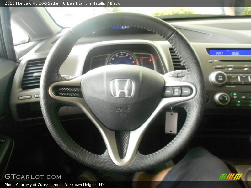 Urban Titanium Metallic / Black 2010 Honda Civic LX-S Sedan
