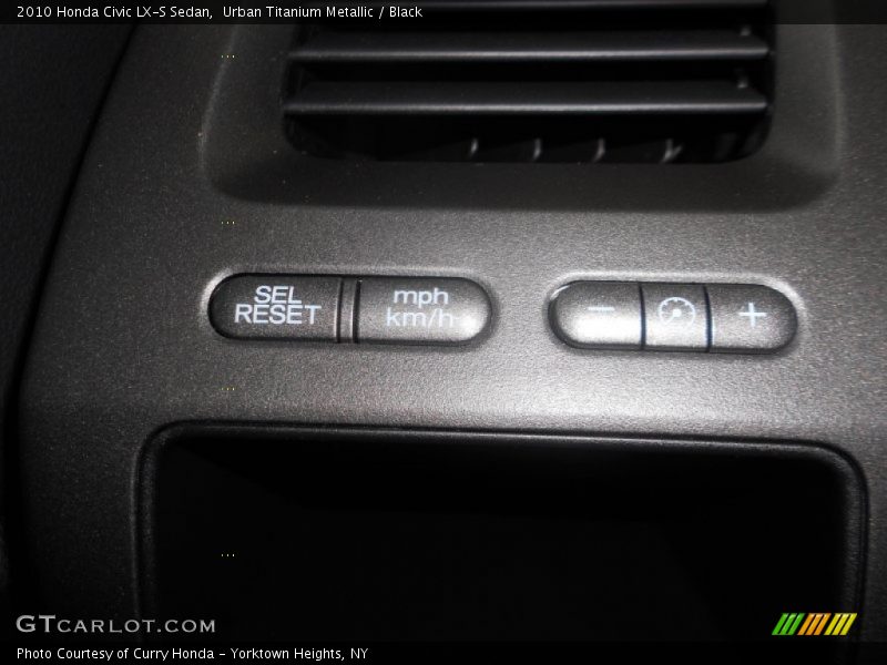 Urban Titanium Metallic / Black 2010 Honda Civic LX-S Sedan