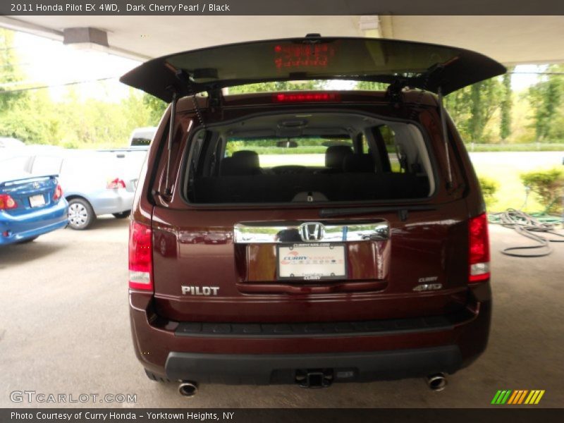 Dark Cherry Pearl / Black 2011 Honda Pilot EX 4WD