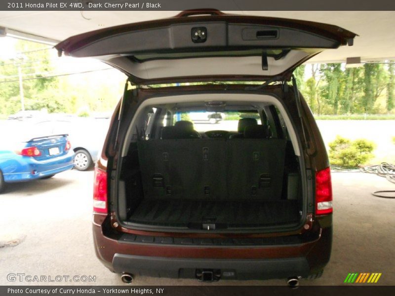 Dark Cherry Pearl / Black 2011 Honda Pilot EX 4WD