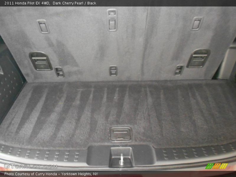 Dark Cherry Pearl / Black 2011 Honda Pilot EX 4WD
