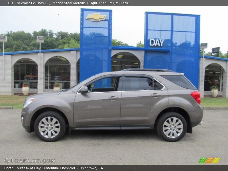 Mocha Steel Metallic / Light Titanium/Jet Black 2011 Chevrolet Equinox LT