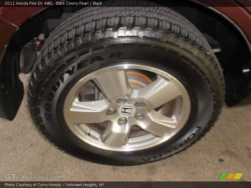 Dark Cherry Pearl / Black 2011 Honda Pilot EX 4WD