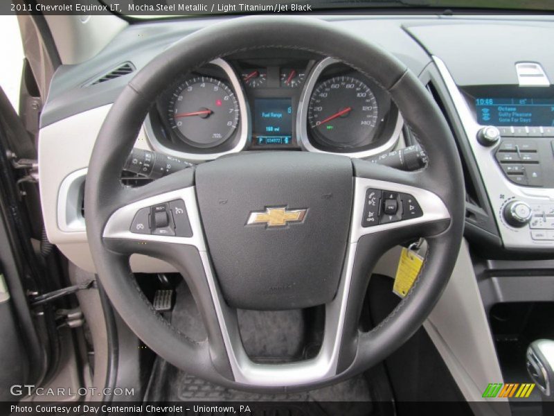 Mocha Steel Metallic / Light Titanium/Jet Black 2011 Chevrolet Equinox LT