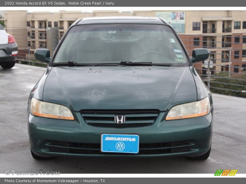 Noble Green Pearl / Ivory 2002 Honda Accord EX V6 Sedan