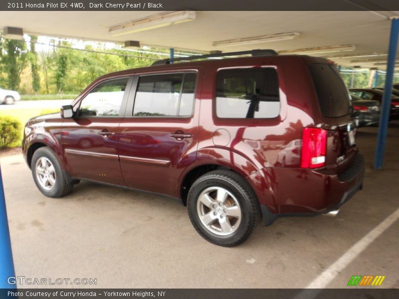 Dark Cherry Pearl / Black 2011 Honda Pilot EX 4WD