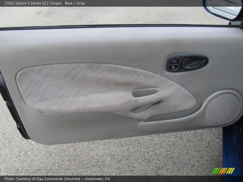 Blue / Gray 2002 Saturn S Series SC2 Coupe