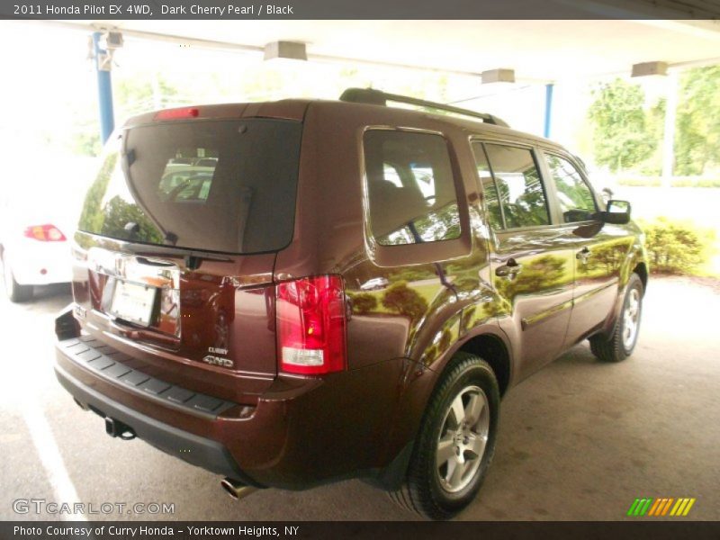 Dark Cherry Pearl / Black 2011 Honda Pilot EX 4WD