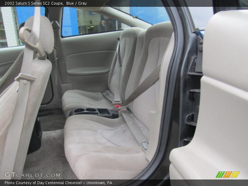 Blue / Gray 2002 Saturn S Series SC2 Coupe