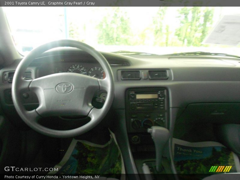 Graphite Gray Pearl / Gray 2001 Toyota Camry LE