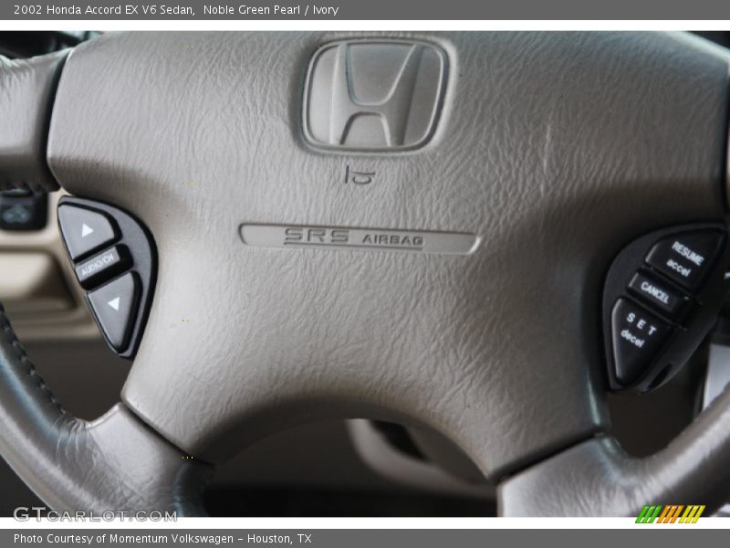 Noble Green Pearl / Ivory 2002 Honda Accord EX V6 Sedan