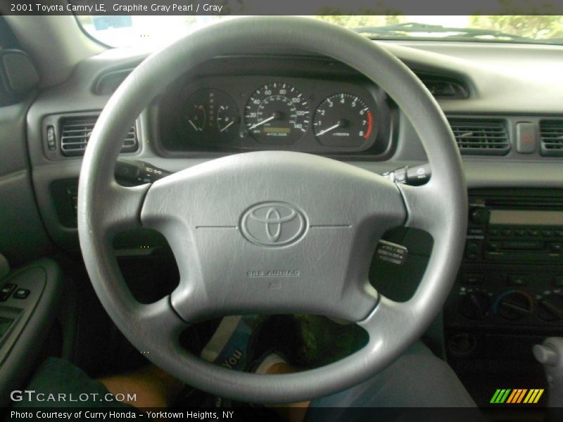 Graphite Gray Pearl / Gray 2001 Toyota Camry LE