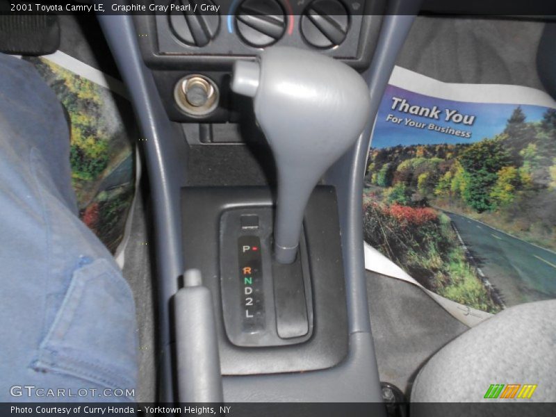 Graphite Gray Pearl / Gray 2001 Toyota Camry LE
