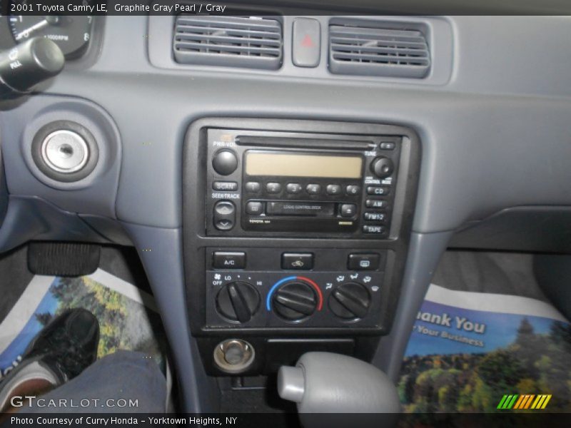 Graphite Gray Pearl / Gray 2001 Toyota Camry LE