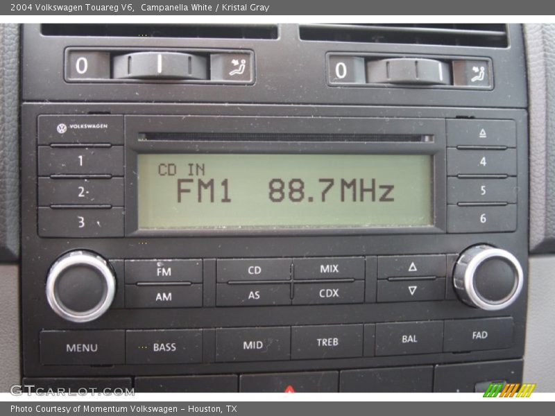 Campanella White / Kristal Gray 2004 Volkswagen Touareg V6