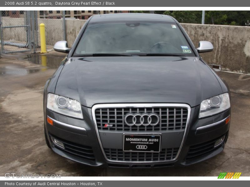 Daytona Grey Pearl Effect / Black 2008 Audi S8 5.2 quattro