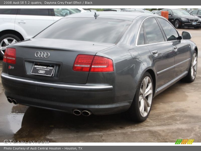 Daytona Grey Pearl Effect / Black 2008 Audi S8 5.2 quattro