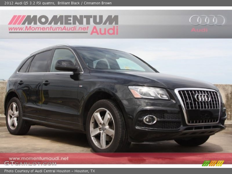 Brilliant Black / Cinnamon Brown 2012 Audi Q5 3.2 FSI quattro