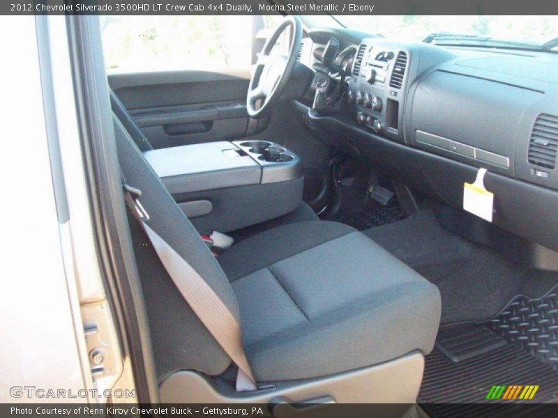 Mocha Steel Metallic / Ebony 2012 Chevrolet Silverado 3500HD LT Crew Cab 4x4 Dually