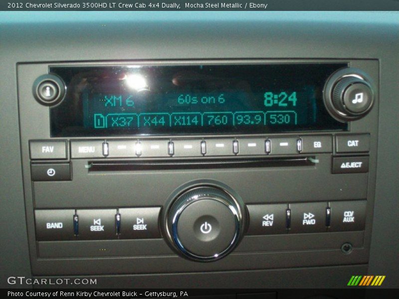 Mocha Steel Metallic / Ebony 2012 Chevrolet Silverado 3500HD LT Crew Cab 4x4 Dually