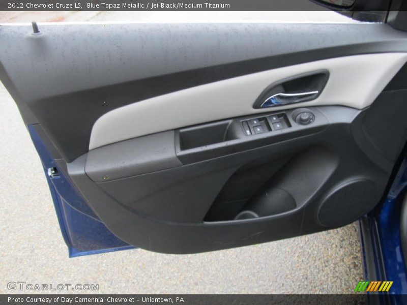 Blue Topaz Metallic / Jet Black/Medium Titanium 2012 Chevrolet Cruze LS