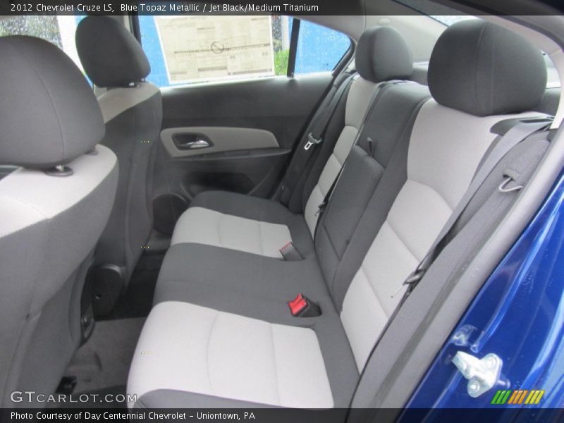 Blue Topaz Metallic / Jet Black/Medium Titanium 2012 Chevrolet Cruze LS