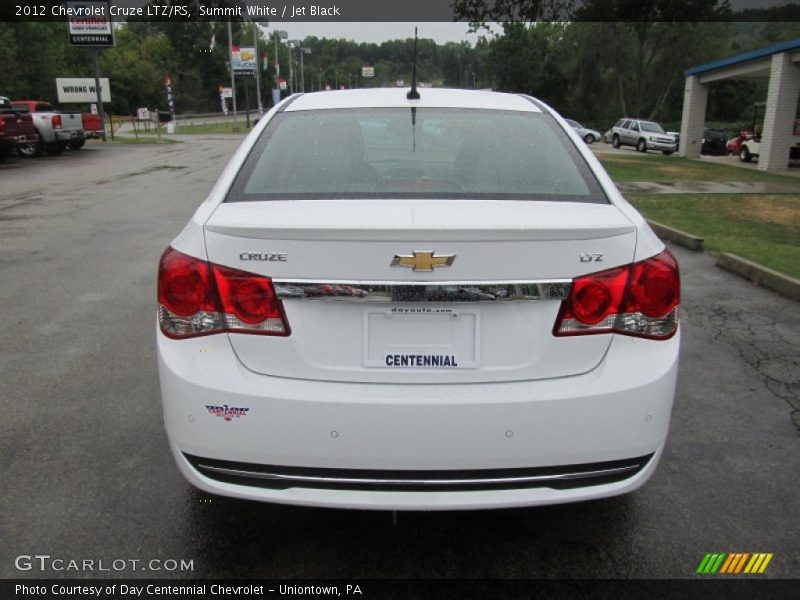 Summit White / Jet Black 2012 Chevrolet Cruze LTZ/RS