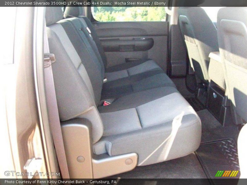 Mocha Steel Metallic / Ebony 2012 Chevrolet Silverado 3500HD LT Crew Cab 4x4 Dually