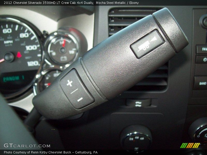 Mocha Steel Metallic / Ebony 2012 Chevrolet Silverado 3500HD LT Crew Cab 4x4 Dually