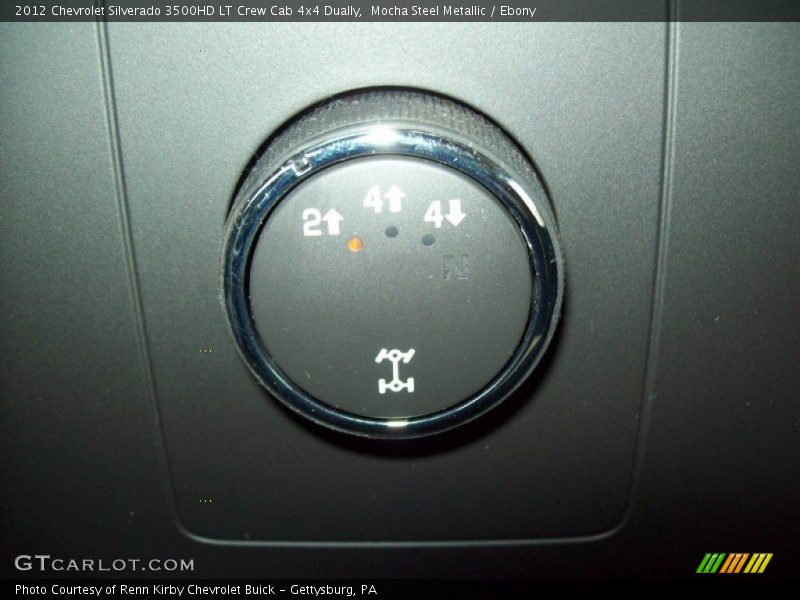 Mocha Steel Metallic / Ebony 2012 Chevrolet Silverado 3500HD LT Crew Cab 4x4 Dually