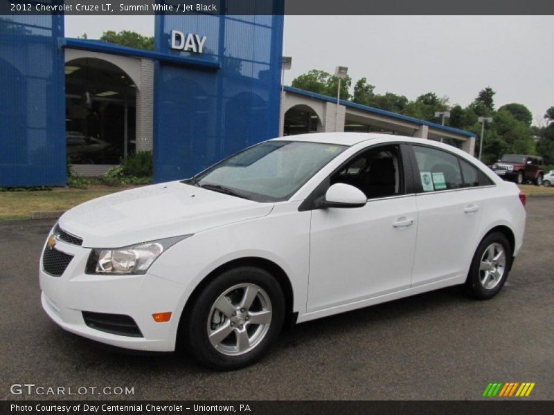 Summit White / Jet Black 2012 Chevrolet Cruze LT