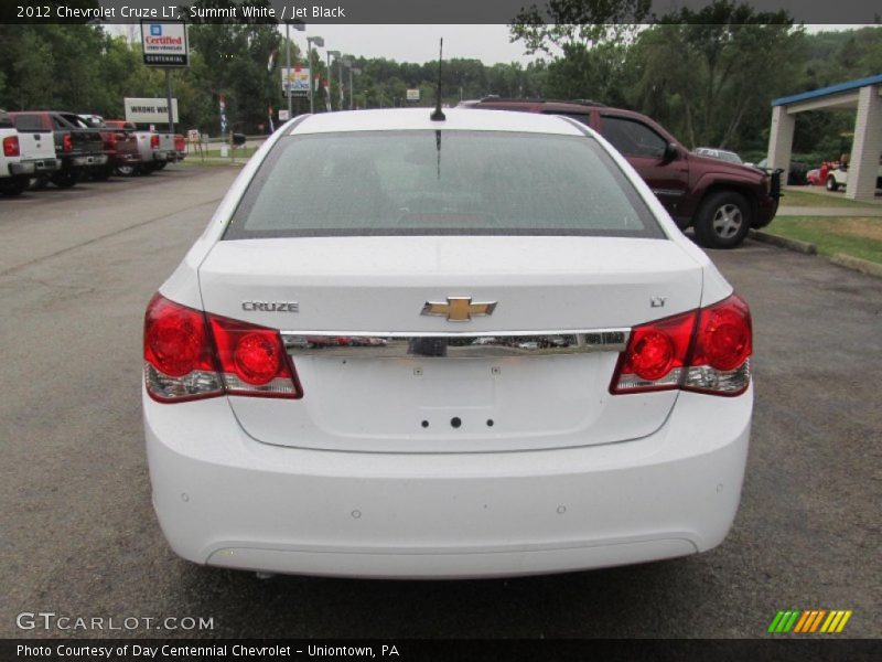 Summit White / Jet Black 2012 Chevrolet Cruze LT