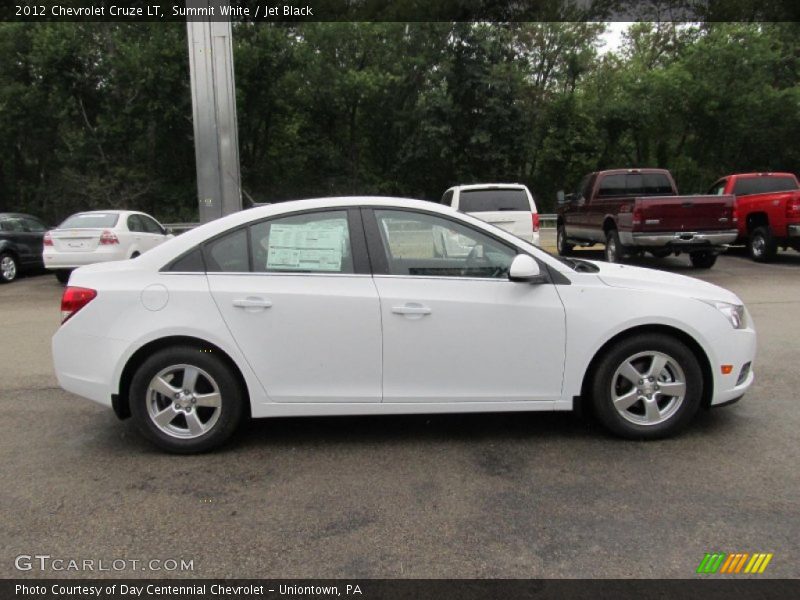 Summit White / Jet Black 2012 Chevrolet Cruze LT