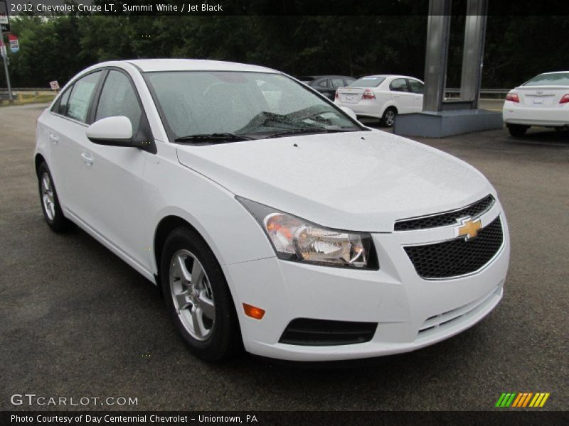 Summit White / Jet Black 2012 Chevrolet Cruze LT