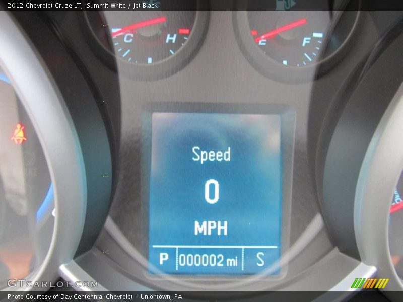 Summit White / Jet Black 2012 Chevrolet Cruze LT