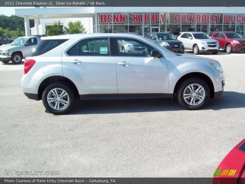 Silver Ice Metallic / Jet Black 2012 Chevrolet Equinox LS