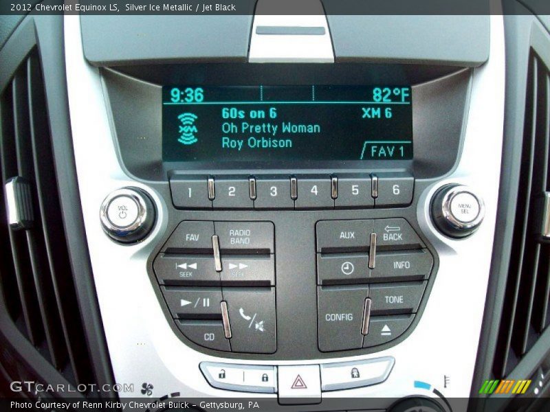 Silver Ice Metallic / Jet Black 2012 Chevrolet Equinox LS